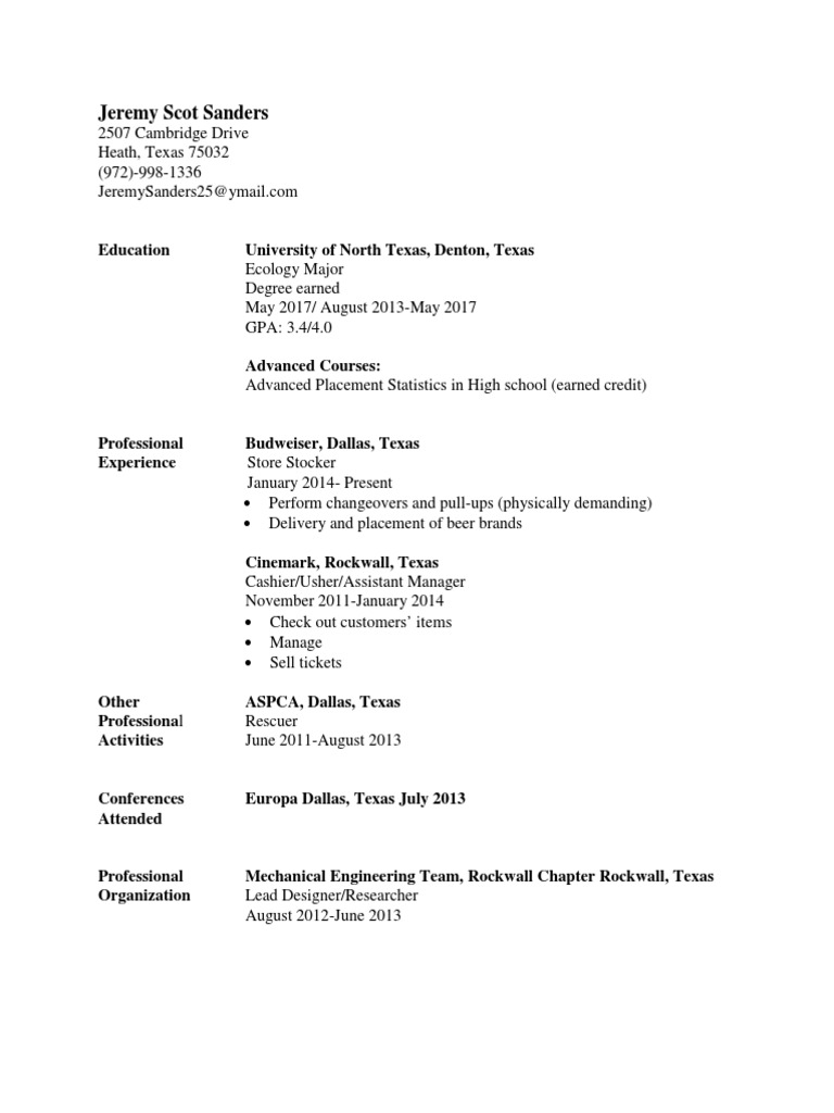 Resume Project Js | PDF | Career & Growth | Business