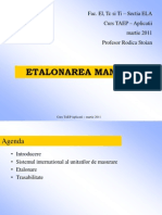 Etalonarea Manuala