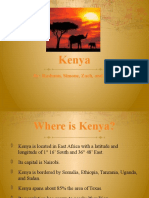 Ô Kenya Is Located in East Africa With A Latitude