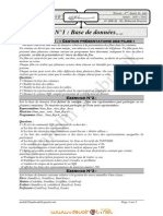 Série D'exercices de Révision N°1 - Bases de Données Base de Données - Bac Informatique (2011-2012) MR Mahdhi Mabrouk PDF