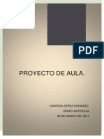 Proyecto de Aula Vanessa Serna Durango