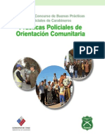 Primer Concurso de Buenas Prácticas Policiales de Carabineros - Prácticas Policiales de Orientación Comunitaria