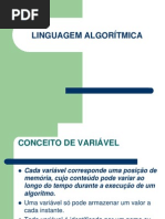 Aula Linguagem Algorítmica
