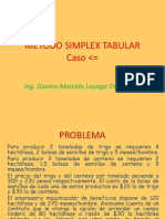 Método Simpex Tabular