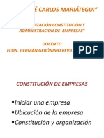 Constitución de Empresas
