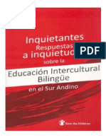 Sobre Las Inquietantes Respuestas a Inquietudes - Educación Intercultural Bilingüe