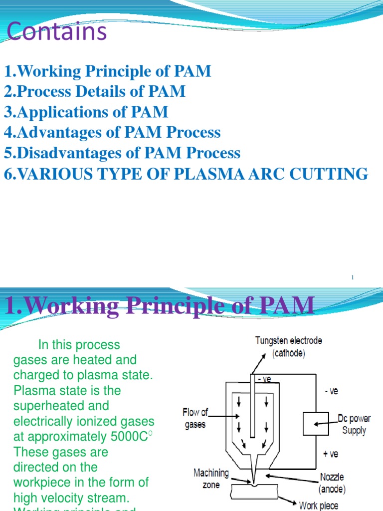 Plasma Arc Machining PDF Electric Arc Plasma (Physics)