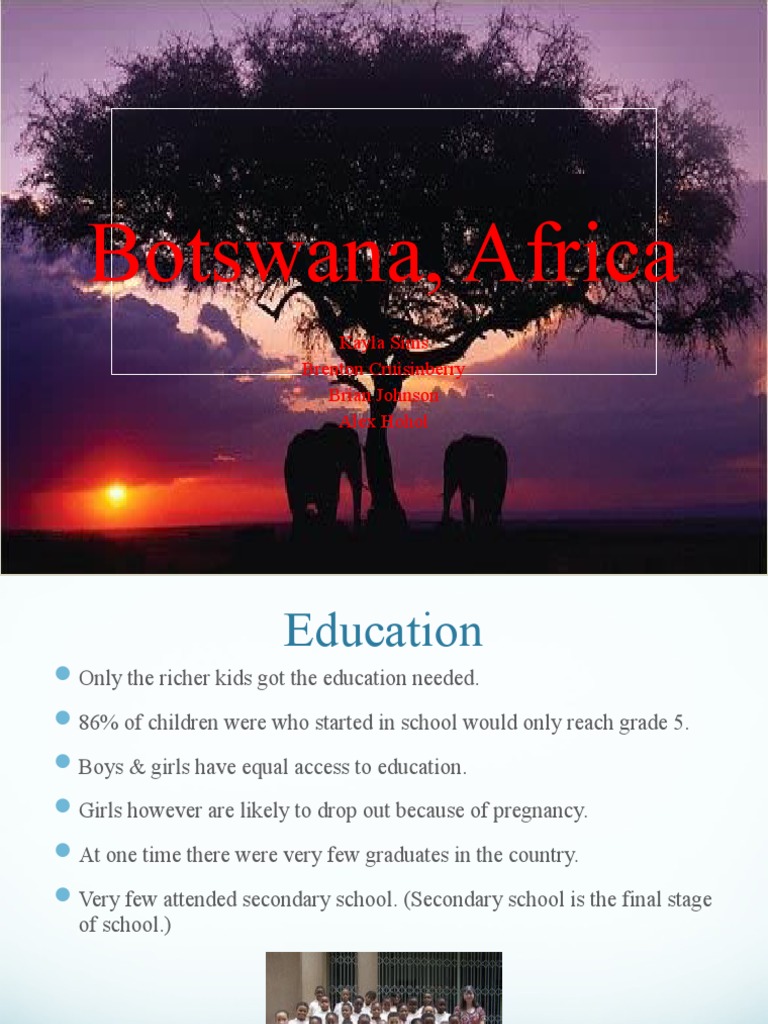 Botswana: Education, Health, and Economy | PDF | Botswana | Mosquito Net