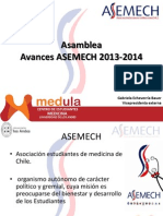 Asamblea ASEMECh (24 de Abril de 2014)