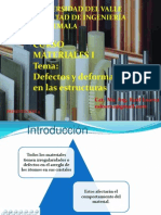 Presentación 4 Defectos Estructurales