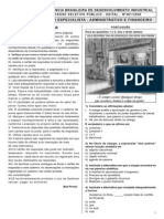 Ibfc 2008 Abdi Especialista Administrativo e Financeiro Prova