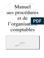 Model - Manuel Des Procedures Et Organisation Comptable PDF