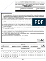 Ibfc 2013 Hemominas Administrador Prova