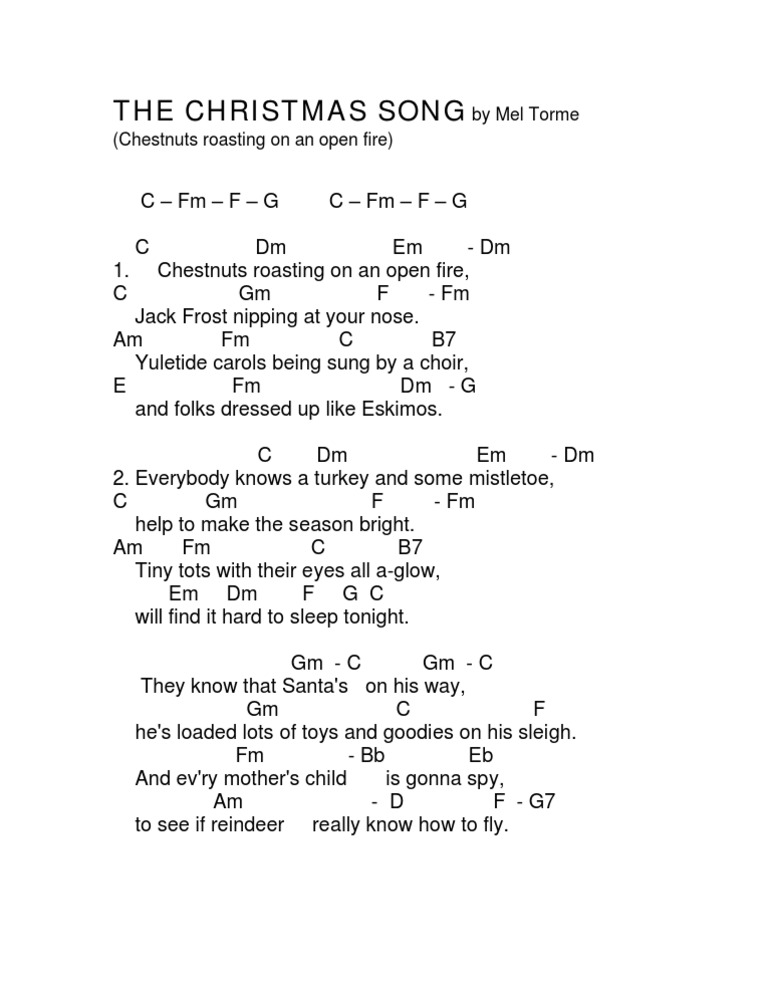 The Christmas Song.
