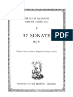 Paganini - 37 Sonate Per Chitarra