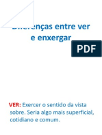 Diferenças Entre Ver e Enxergar