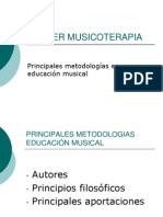 Metodologías Musicoterapia