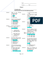 Exam 4 Sp07 Key