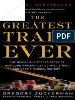 The Greatest Trade Ever by Gregory Zuckerman - Excerpt