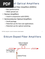 Lecture 23 Intro To Optical Amplifiers