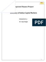 Capital Market Efficiency in India