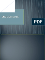 English Note