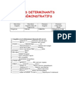 Determinantes Demonstrativos