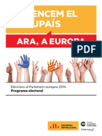 Comencem el Nou País. Ara, a Europa