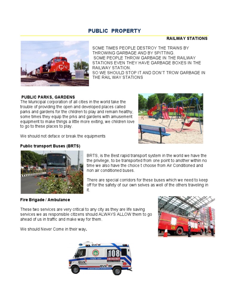Protecting Public Spaces and Services | PDF