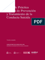 Guía de Práctica Clínica de Prevención y Tratamiento de La Conducta Suicida - Versión Resumida