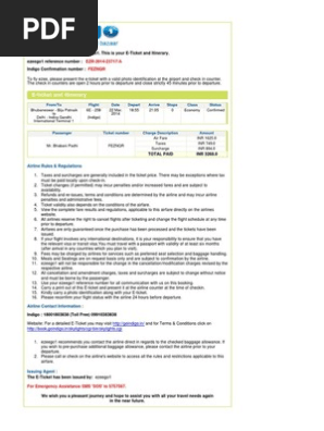 Flight Ticket