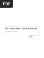 Download Droit communautaire des liberts de circulation - Cours 20092010 by La Machine SN22171683 doc pdf