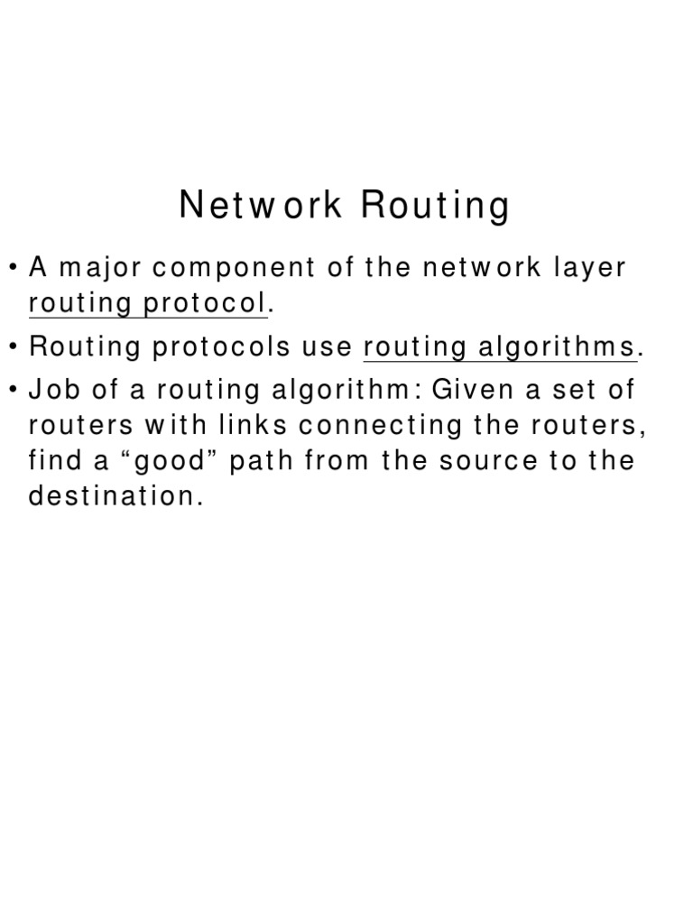 Network Routing | PDF