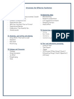 structures for effective facilitation