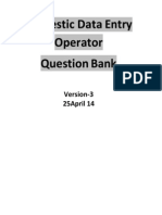 Data Entry Operator Question Bank Ver-3-25april14