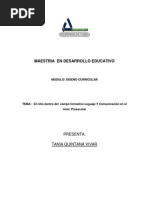 Ensayo Diseño Curricular