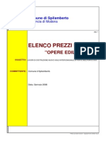 8 - Elenco Prezzi Unitari - Opere Edili