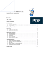 Fast Matlab Code