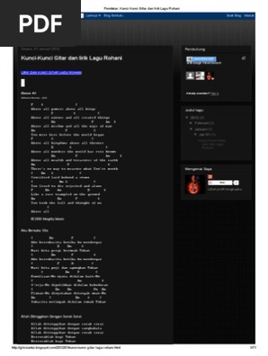 Kunci Kunci Gitar Dan Lirik Lagu Rohani Pdf Surga Dosa