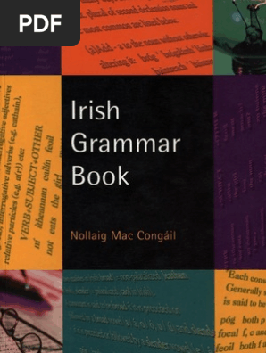 Irish Grammar Book Grammatical Tense Grammatical Conjugation - 