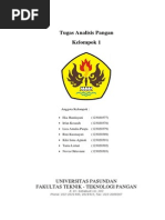 Tugas Analisis Pangan Kelompok 1