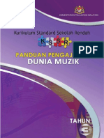 Panduan Pengajaran Dunia Muzik Tahun 3 PDF