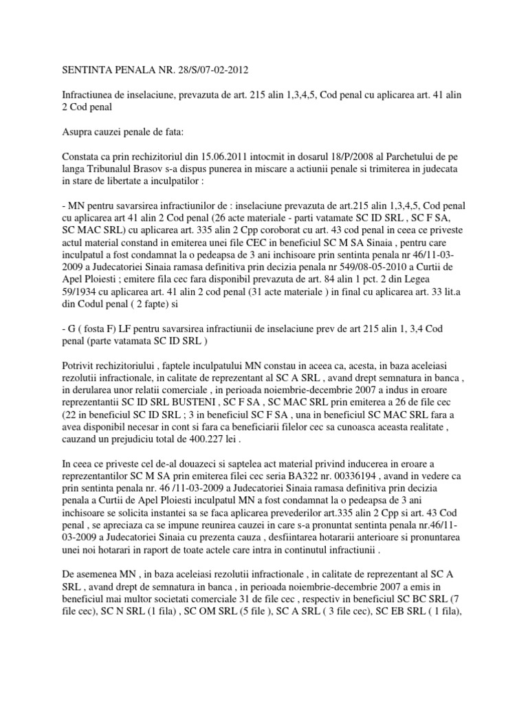 Speta Penal Inselaciune