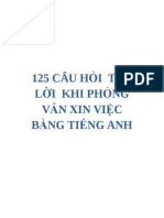 125 Cau Hoi Xin Viec