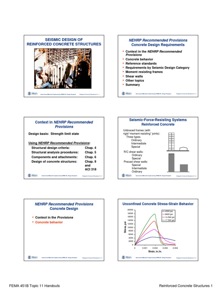 Seismic Design of Reinforced Concrete | PDF | Concrete | Reinforced ...