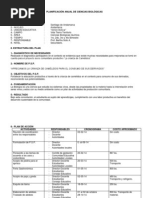 Planificación Anual de Ciencias Biológicas