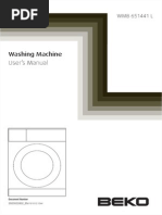Download Beko WMB-651441-LA Washing Machine Manual by Michaela Simpson SN221749288 doc pdf