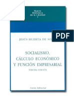 Huerta de Soto - Socialismo, Calculo Economico y Funcion Empresarial