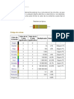 Codigos Resistencias y Capacitores