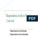 Raspunderea Civila in Noul Cod Civil